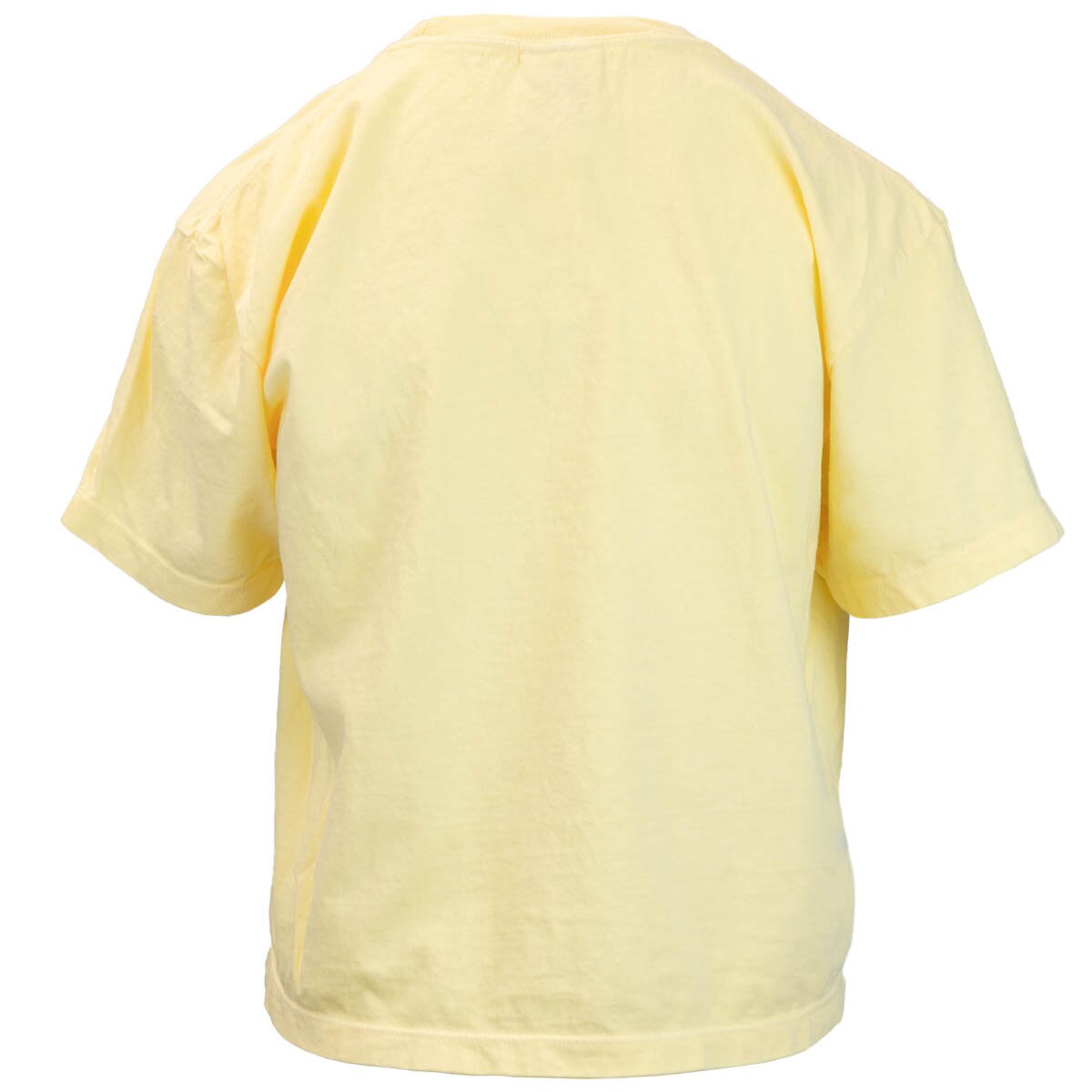 Women's Aggies Floral Embroidered Cropped T-Shirt yellow